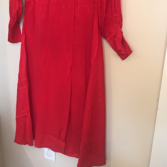 H&M Red Silky Dress - Picture 9 of 9